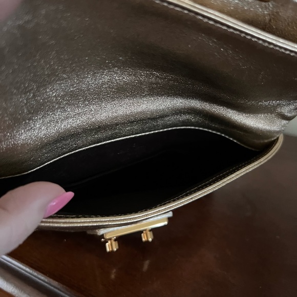 Louis Vuitton Sofia Coppola Gold Leather Clutch Bag (Pre-Owned) - Picture 4 of 8